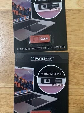 Ozarka Red Webcam Privacy Cover by Private Eyes